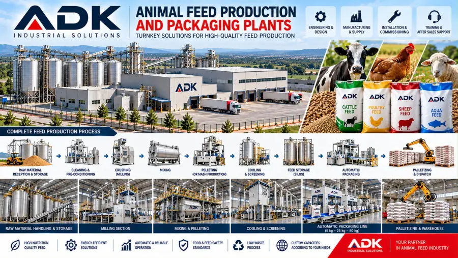 Complete Animal Feed Packaging Lines